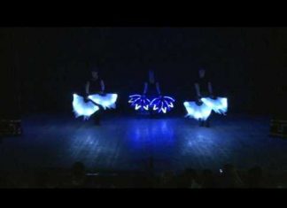 Санрайз шоу номер «Магия света» г.Туапсе