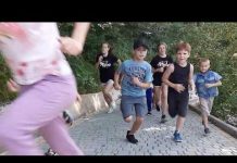 Видеоотчет Шепси лагерь разминка+бег 2019 06 12