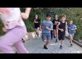 Видеоотчет Шепси лагерь разминка+бег 2019 06 12