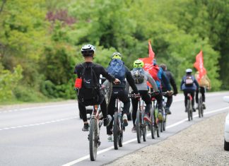 ПРОЕХАЛИ 45 КИЛОМЕТРОВ ПОБЕДЫ