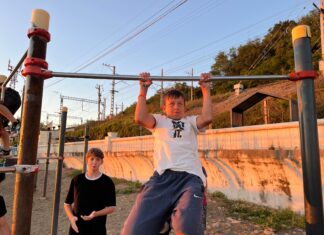 СОСТОЯЛАСЬ ТРЕНИРОВКА ПО ВОРКАУТУ