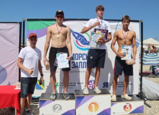 МОРСКОЙ ЗАПЛЫВ НА ГОРОДСКОМ ПЛЯЖЕ